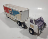 Vintage Buddy L Pepsi Semi Transport Truck White Pressed Steel Die Cast Toy Car Vehicle