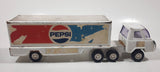 Vintage Buddy L Pepsi Semi Transport Truck White Pressed Steel Die Cast Toy Car Vehicle