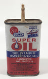 Vintage Super Seal Gunk Liquid Wrench Super Oil The Premium Household Oil 4 1/4" Tall Tin Metal Container 4 Fluid Ounces (118 mL)