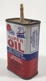 Vintage Super Seal Gunk Liquid Wrench Super Oil The Premium Household Oil 4 1/4" Tall Tin Metal Container 4 Fluid Ounces (118 mL)