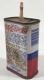 Vintage Super Seal Gunk Liquid Wrench Super Oil The Premium Household Oil 4 1/4" Tall Tin Metal Container 4 Fluid Ounces (118 mL)