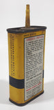 Vintage Super Seal Liquid Wrench Super Oil The Premium Household Oil Yellow  5" Tall Tin Metal Container 3 Fluid Ounces