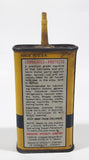 Vintage Super Seal Liquid Wrench Super Oil The Premium Household Oil Yellow  5" Tall Tin Metal Container 3 Fluid Ounces