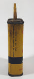 Vintage Super Seal Liquid Wrench Super Oil The Premium Household Oil Yellow  5" Tall Tin Metal Container 3 Fluid Ounces