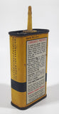 Vintage Super Seal Liquid Wrench Super Oil The Premium Household Oil Yellow  5" Tall Tin Metal Container 3 Fluid Ounces