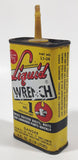 Vintage Super Seal Liquid Wrench Super Oil The Premium Household Oil Yellow  5" Tall Tin Metal Container 4 Fluid Ounces