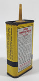 Vintage Super Seal Liquid Wrench Super Oil The Premium Household Oil Yellow  5" Tall Tin Metal Container 4 Fluid Ounces