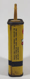 Vintage Super Seal Liquid Wrench Super Oil The Premium Household Oil Yellow  5" Tall Tin Metal Container 4 Fluid Ounces