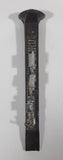 Vintage Railroad Spike with Metal Train Cars On Track 6 3/4" Long