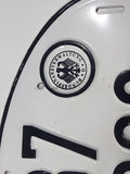 Vintage 1967 Western Germany Customs Export Bundesfinanzervwaltung Oval Shaped Metal Vehicle License Plate Tag 887 Z-9266