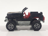 Majorette Jeep CJ 4x4 No. 290 & No. 244 Black 1/54 Scale Die Cast Toy Car Vehicle