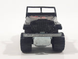 Majorette Jeep CJ 4x4 No. 290 & No. 244 Black 1/54 Scale Die Cast Toy Car Vehicle