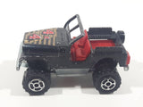 Majorette Jeep CJ 4x4 No. 290 & No. 244 Black 1/54 Scale Die Cast Toy Car Vehicle