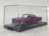 M2 Machines Auto Drivers 1958 Chevrolet Impala Pink Purple 1/64 Scale Die Cast Toy Car Vehicle in Case R37 16-07