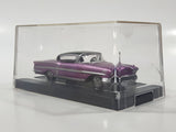 M2 Machines Auto Drivers 1958 Chevrolet Impala Pink Purple 1/64 Scale Die Cast Toy Car Vehicle in Case R37 16-07