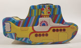 2011 Vandor SubaFilms The Beatles Yellow Submarine Shaped Embossed Tin Metal Lunch Box