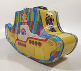2011 Vandor SubaFilms The Beatles Yellow Submarine Shaped Embossed Tin Metal Lunch Box