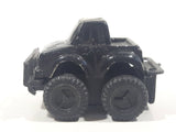 Unknown Brand No 0002 Stubby Black Plastic Die Cast Toy Car Vehicle