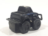 Unknown Brand No 0002 Stubby Black Plastic Die Cast Toy Car Vehicle