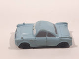 Disney Pixar Cars Light Blue Green Car Mini PVC Hard Rubber Toy Car Vehicle