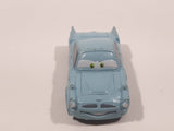Disney Pixar Cars Light Blue Green Car Mini PVC Hard Rubber Toy Car Vehicle