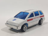 Unknown Brand 8008 Police 115 Van White Die Cast Toy Car Vehicle