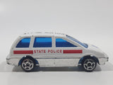Unknown Brand 8008 Police 115 Van White Die Cast Toy Car Vehicle