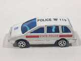 Unknown Brand 8008 Police 115 Van White Die Cast Toy Car Vehicle