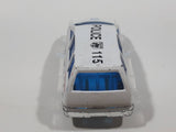 Unknown Brand 8008 Police 115 Van White Die Cast Toy Car Vehicle