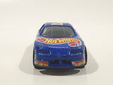 1998 Hot Wheels Racer Nascar #44 Blue Die Cast Toy Race Car Vehicle McDonald's Happy Meal