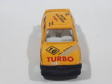 Unknown Brand Turbo #16 Yellow Die Cast Toy Car Vehicle