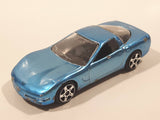 Maisto '97 Chevrolet Corvette Metallic Light Blue Die Cast Toy Car Vehicle