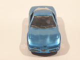 Maisto '97 Chevrolet Corvette Metallic Light Blue Die Cast Toy Car Vehicle