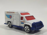 2002 McDonald's Matchbox Ambulance White Die Cast Toy Emergency Rescue Vehicle