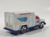 2002 McDonald's Matchbox Ambulance White Die Cast Toy Emergency Rescue Vehicle