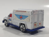 2002 McDonald's Matchbox Ambulance White Die Cast Toy Emergency Rescue Vehicle
