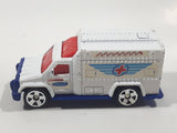2002 McDonald's Matchbox Ambulance White Die Cast Toy Emergency Rescue Vehicle