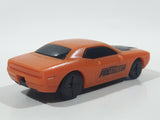2007 B. Little Electronic Arts Need For Speed Video Game Dodge Challenger Orange Plastic Die Cast Toy Car Vehicle