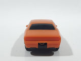 2007 B. Little Electronic Arts Need For Speed Video Game Dodge Challenger Orange Plastic Die Cast Toy Car Vehicle