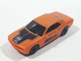 2007 B. Little Electronic Arts Need For Speed Video Game Dodge Challenger Orange Plastic Die Cast Toy Car Vehicle