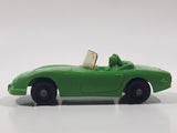 Vintage Tomte Laerdal Stavangar Norway Convertible Green Rubber Die Cast Toy Car Vehicle 4" Long