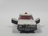 Vintage Tomica No. 4.27.32.110 Toyota Crown Police Cop White and Black 1/65 Scale  Die Cast Toy Car Vehicle with Opening Doors Made in Japan