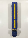Rare Vintage Majorette Super Movers Semi Tractor Truck and Tanker Trailer Sunoco Blue and Yellow 1/60 Scale Die Cast Toy Car Vehicle