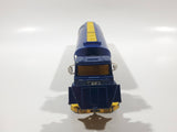 Rare Vintage Majorette Super Movers Semi Tractor Truck and Tanker Trailer Sunoco Blue and Yellow 1/60 Scale Die Cast Toy Car Vehicle