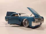 Jada Dub City No. 90609 1963 Lincoln Continental Blue 1/24 Scale Die Cast Toy Car Vehicle with Suicide Doors