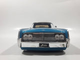 Jada Dub City No. 90609 1963 Lincoln Continental Blue 1/24 Scale Die Cast Toy Car Vehicle with Suicide Doors