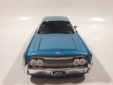 Jada Dub City No. 90609 1963 Lincoln Continental Blue 1/24 Scale Die Cast Toy Car Vehicle with Suicide Doors