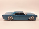Jada Dub City No. 90609 1963 Lincoln Continental Blue 1/24 Scale Die Cast Toy Car Vehicle with Suicide Doors