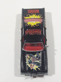 2002 Johnny Lightning Marvel The Amazing Spider-Man 1974 Dodge Monaco Black Die Cast Toy Car Vehicle