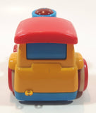 Train Locomotive Red Yellow Blue Plastic Toy Vehicle